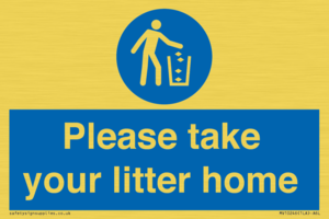 Please take your litter home